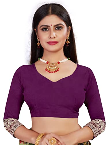 C J Enterprise Women's Banarasi Silk Saree Pure Kanjivaram Saree With Blouse Piece (paithani pari124) - Image 5