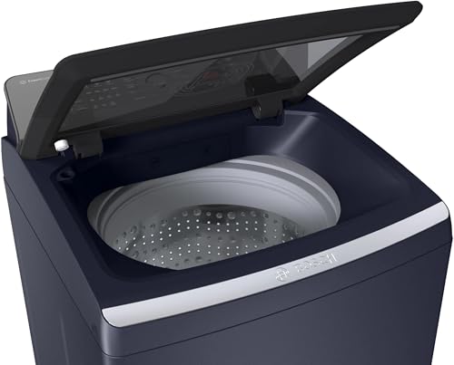 Image of Bosch 8.0 kg 5 Star Fully-Automatic Top Loading Washing Machine (WOE802B7IN,Black,ExpertCare)