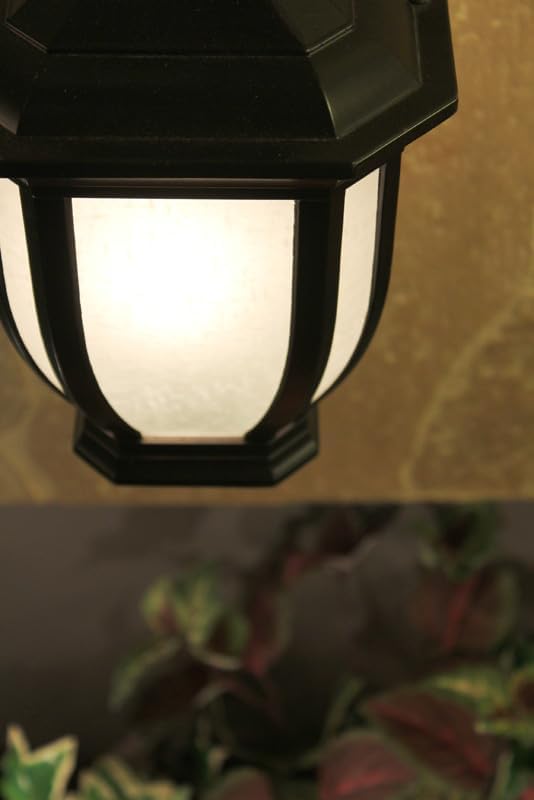 Miniatura 4 de Kichler Salisbury - Lámpara de pared para exteriores de 10.25 pulgadas con vidrio de lino blanco en bronce frotado