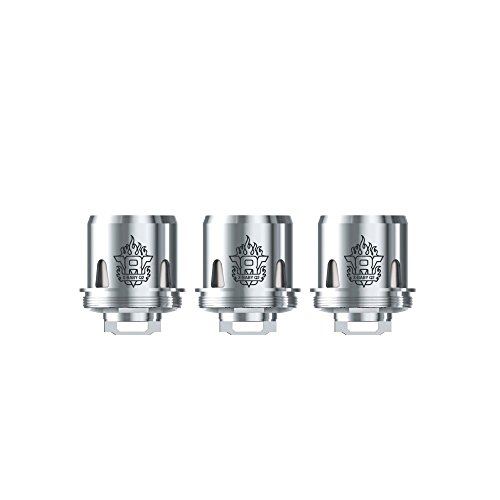 SMOK TFV8 X-Baby Bobinas de cabeça de atrito, embalagem de 3 (M2 (30-50 W), este produto não contém nicotina nem tabaco