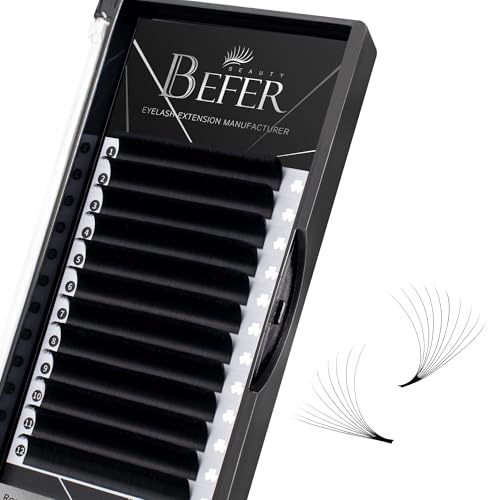 BEFER Easy Fan Lash Extension,Volume Self Fan Eyelash Extension(05-CC-12)
