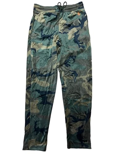 POLO RALPH LAUREN Mens Velour Slim Sleep Pants Surplus Camo Large