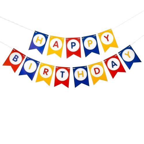 Image of Happy Birthday Banner Birthday Party Supplies (Blue)