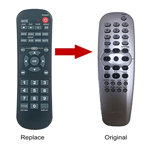 RC2K16 Replacement Remote Control -VINABTY-fit for Philips DVD Blu-ray Player RC2K16 remote control DVP520/02 DVD625/051 DVD724/173 DVP3500 DVDQ35 32PF9966 DVP5100 50PF996637 - Image 3