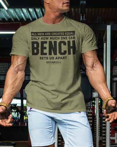 Gymish Lifestyle Workout Mens Shirt, Bench Sets US Apart Lifting Gift T-Shirt3