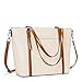 Sac à Main Femme Cuir Ciré à l'huile Grande Capacité Dames Sac à Bandoulière Designer Hobo Vintage Tote Bag Mode Beige