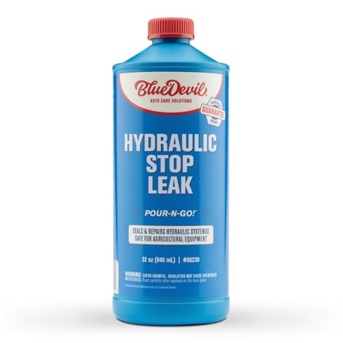 BlueDevil Products Hydraulic Stop Leak – 32 oz | Restores Seals & Stops Leaks in Hydraulic Systems...
