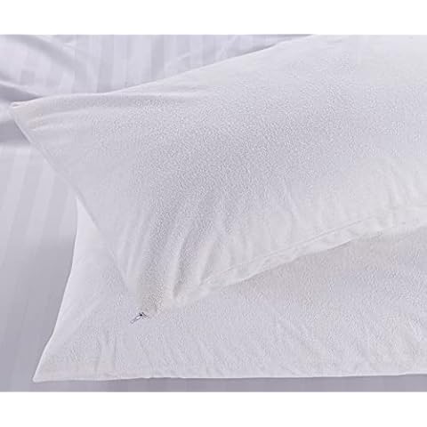 K&A Terry Waterproof Pillow Protectors 4 Pack Cover