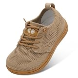 Centipede Demon Toddler Shoes Toddler Boy Dress Shoes Boys Girls Slip On Sneakers Zero Drop Minimalist Breathable Comfortable for Indoor Outdoor Walking Casual School 7 Toddler Lightbrown