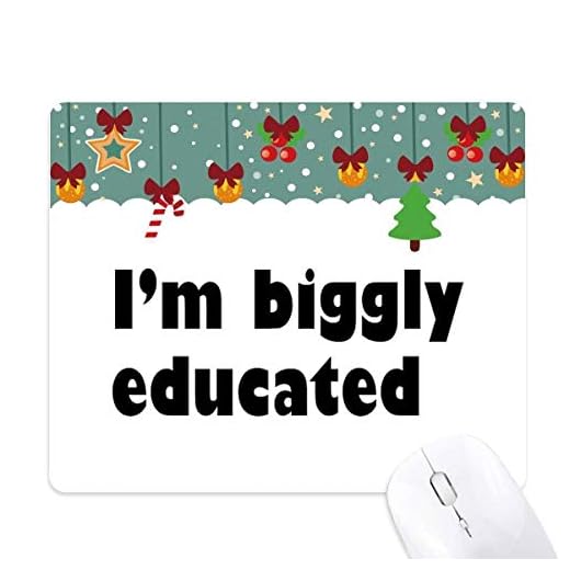 I Am Biggly Educated from Donald Trump musmatta spel kontor matta jul gummi dyna