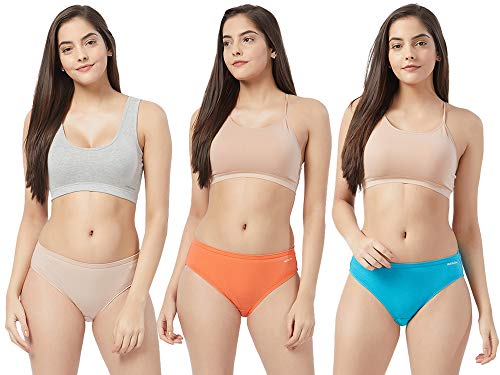 Image of Fruit of the Loom Women's Bikini(Colors and Prints May Vary) (Pack of 3)