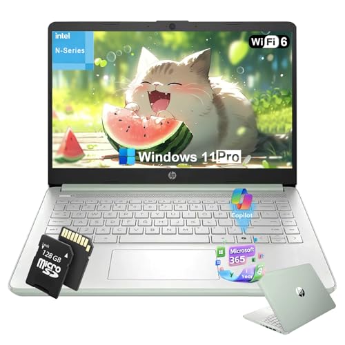 HP 14-inch Laptop Computer for Student & Business -...