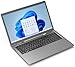 Difinity (FullHD 17,3 Zoll Gaming Notebook (AMD Ryzen 5 5500U 12-Thread CPU, 4.0 GHz, 16 GB DDR4, 512 GB SSD, Radeon, HDMI, BT, USB 3.0, WLAN, Windows 11 Prof. 64, MS Office) #7796