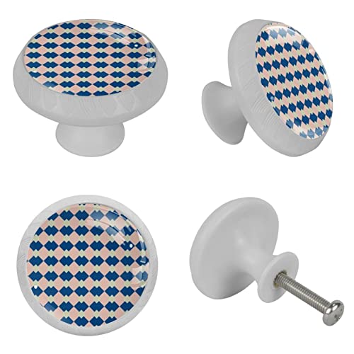 Boutons fluorescents en losange pour commode et tiroir (Lot de 4)