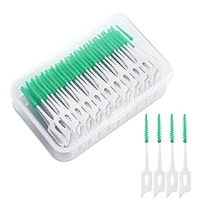 MIVAIUN 200 Stück Interdentalbürsten Grün