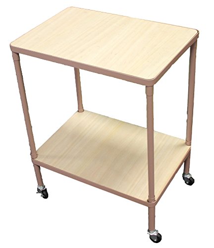 Søstrene Grene Tisch mit Rollen / Rollwagen / Transportwagen "Rolling Table" (lachs) Cover