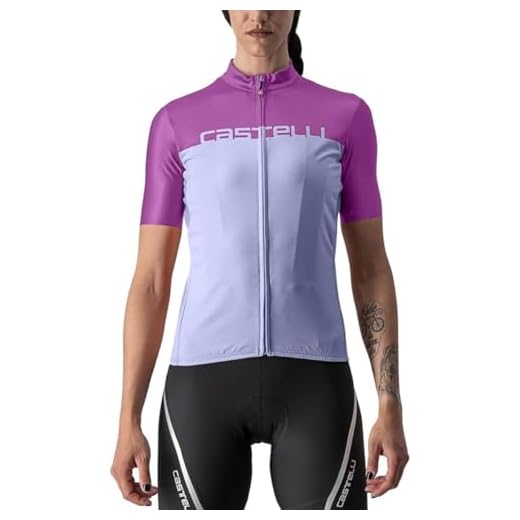 CASTELLI VELOCISSIMA Jersey T-Shirt, Violet Mist/Amethyst, L Women's