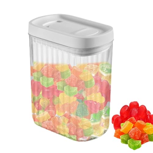 Tarros para el almacenamiento de la cocina, recipientes herméticos para el almacenamiento de alimentos, Organizador pequeño de cereales alimenticios, Cajas apilables con tapa, recipiente de alimentos