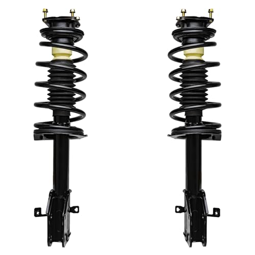 Image of Detroit Axle - Front Steering Knuckle Strut for 2011-2014 Ford Edge, 2011-2015 Lincoln MKX, 2012 2013 Steering Knuckle & Wheel Bearing Hub Strut and Coil Spring Assembly Replacement