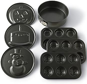 Cooks 8-Piece Holiday Cast Nonstick Baking Pans