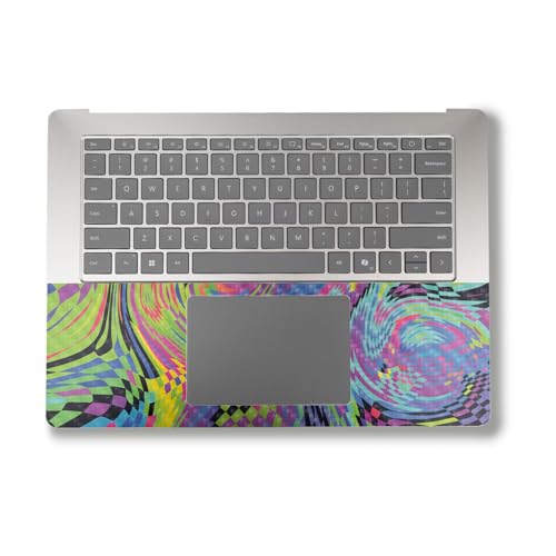 Image of Carbon Fiber Laptop Skin Compatible with Alienware M18 R2 (2024) - Dancefloor Trip - Premium 3M Vinyl Protective Wrap Decal Cover - Easy to Apply | Crafted in The USA by MightySkins