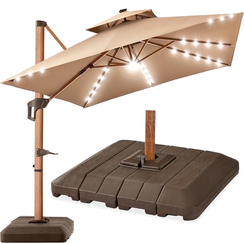Best Choice Products 10ft Square Cantilever Umbrella