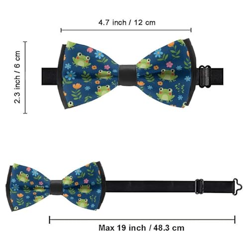 Men’s Tuxedo Bow Tie, Pre-Tied Adjustable Classic Wedding Formal Events Suit Accessory4