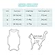 AEITPET Recovery Suit Katze, Haustiere Schutz Kleidung Wiederherstellung Anzug Weste, Verhindern Lecken Nach der Operation Tragen Weaning und Warmhalte Recovery Tuch Anzug für Katzen Hunde (L, Blau)