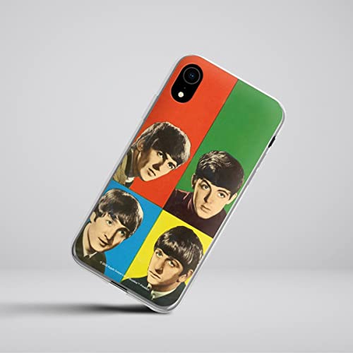 DeinDesign Coque en Silicone Compatible avec Apple iPhone XR Etui Silicone Coque Souple Rock ‘n’ Roll Visages The Beatles - Les Beatles, Paul McCartney, John Lennon, RIngo Starr, George Harrison DeinDesign Coque en Silicone Compatible avec Apple iPhone XR Etui Silicone Coque Souple Rock 'n' Roll Visages The Beatles – Image 3
