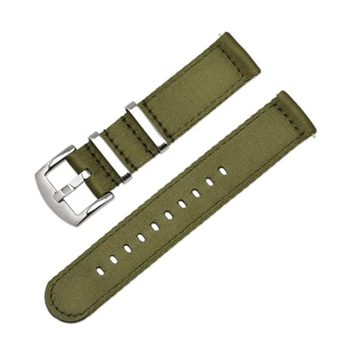 [LUGEMA] 18mm 20mm 22mm 24mm iCLoXrvoh Y fB[X hxg Xgbv NCbN[X(Army green,20mm)