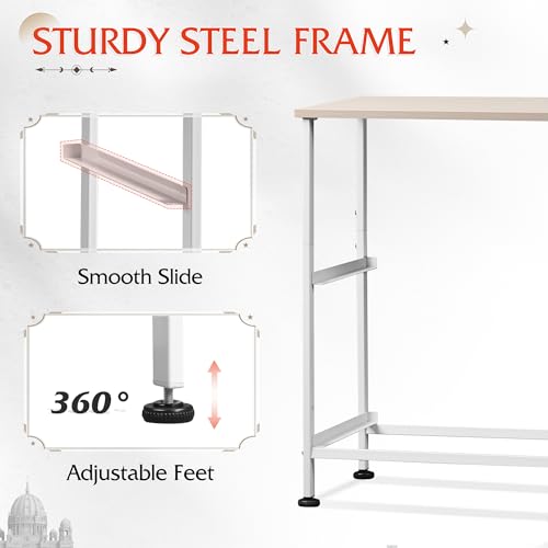 WLIVE Night Stand, Gray Nightstand with 2 Fabric Drawers, Small Dresser for Bedroom, Closet, College Dorm, End Table Side Furniture, Wood Top, Light Grey