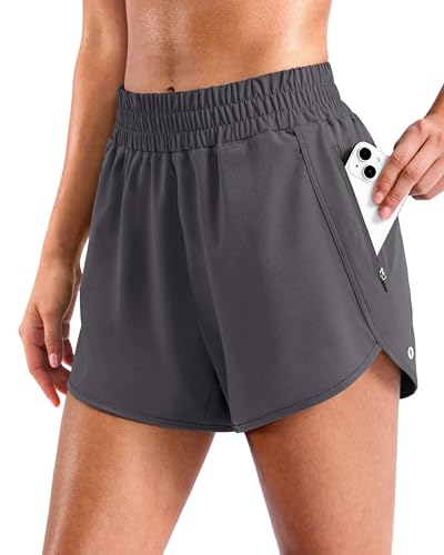 SANTINY Women's 3"/4"/5" Athletic Running Shorts