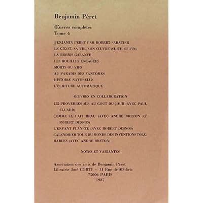 Oeuvres complètes T4