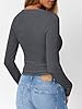 Trendy Queen Womens Long Sleeve T Shirts 2025 Henl... #3