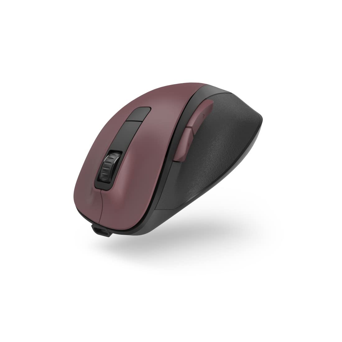 Hama mysz optyczna (6 przycisków, akumulator, 1600 DPI, wireless, USB, optyczna) Bordowa