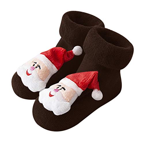 2-Pack Baby Christmas Stocking Cotton Non-slip Floor Socks for 1-3 Year Old Boys Girls Xmas Birthday Gift4