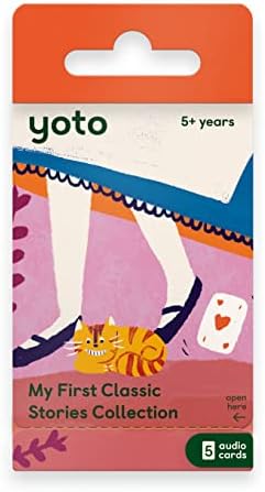 Yoto ‘My First Classic Stories Collection’ Card Pack for Kids – for Yoto Player, Yoto Mini & Yoto App – 5 Cards with Alice’s Adventures in Wonderland, The Secret Garden & More – Boys & Girls Ages 3–8