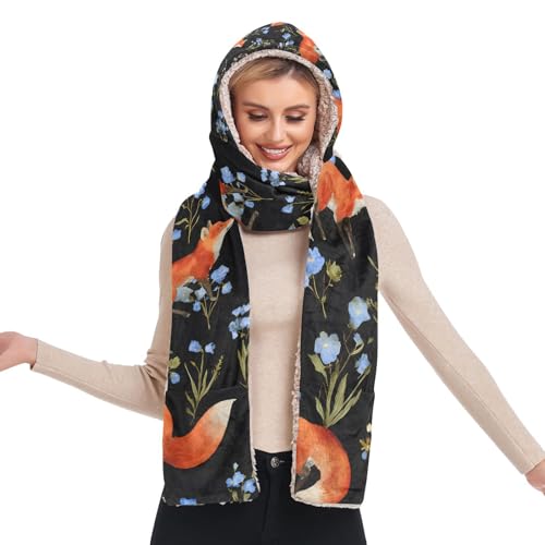Bonnet à capuche chaud pour femme idéal pour les sorties hivernales et balades