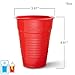 Hefty EcoSave Compostable Party Cups, Red, 18 oz, 16 Count (Pack of 3), 48 Total 3