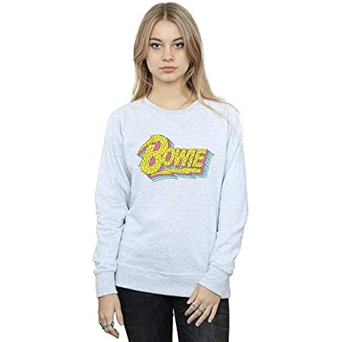 David Bowie Women's Moonlight Sweatshirt Sport Grey Cover