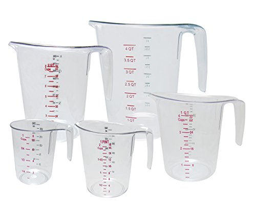 Vaso medidor plástico 2 cuartos miniatura 2