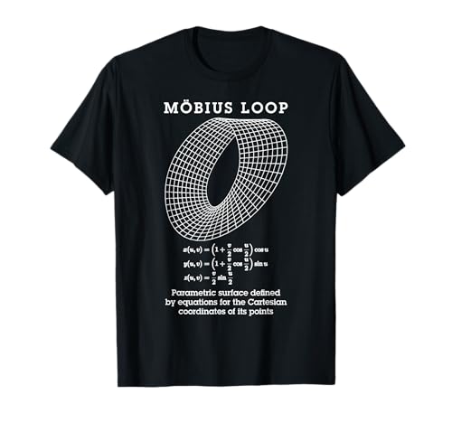 Mobius Loop Moebius Strip Band Math Teacher Nerd Science T-Shirt