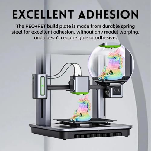 IdeaFormer-3D PEO PET Build Plate 250x250mm, Flexible Smooth PEO PET Bed Plate for AnkerMake M5/M5C for QIDI Q1 Pro 3D Printer Platform