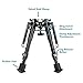 Ohuhu 6-9 Inches Rifle Bipod, Tactical Bipods for Rifles with Adjustable Spring Return Sniper Hunting Rifle Bipod-Sling Swivel Mount