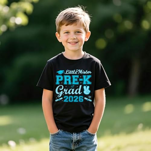 Image of Pre-K Graduation Shirt: Toddler Girls Boys Last Day of School T-Shirt Kids 2026 Preschool Graduation Gift Tops