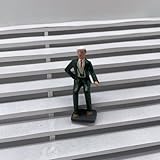 isle of man scalextric  Greenhills F616 Scalextric Carrera Seated Man Spectator 1.32 Scale Hand Painted - New