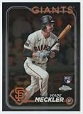 2024 Topps Chrome #22 Wade Meckler RC Rookie Card San Francisco Giants Official MLB Baseball Card in Raw (NM or Better) Condition