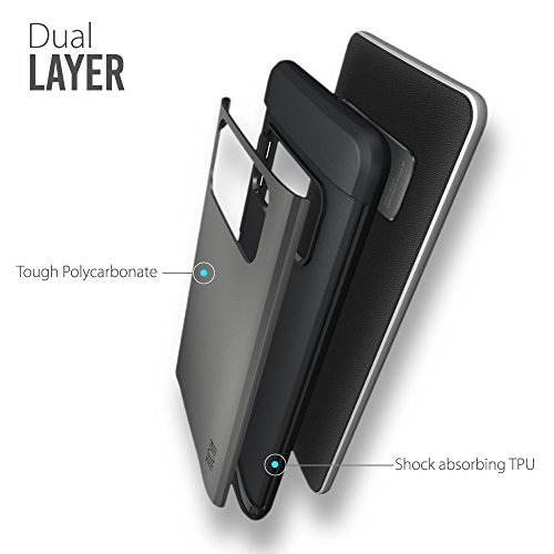 Tudia Zenfone Ar Case, Slim-Fit Heavy Duty [Merge] Extreme Protection/Rugged But Slim Dual Layer Case For Asus Zenfone Ar (Zs571Kl) (Metallic Slate) #TOP1