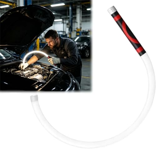 Flexible LED Flashlight Stick 30 Bendable Mechanic Light Work Light with High-Lumen LED 3 Brightness Modes Rechargeable Flexible Lights for Mechanics Car Repairs Inspections