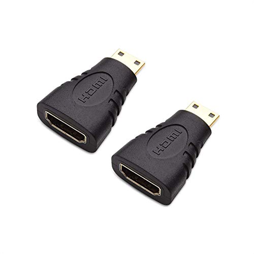 Cable Matters 2-Pack Mini HDMI to HDMI Adapter (HDMI to Mini HDMI Adapter)